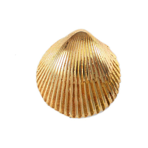 3/4" Scallop Shell with Hidden Bail - Lone Palm Jewelry