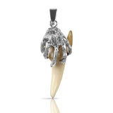 10215t - Davy Jone's Hand with Shark Tooth Pendant