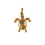 10228 - 1" Solid Green Sea Turtle - Lone Palm Jewelry