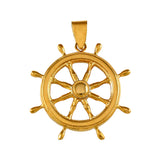 10241 - 1 3/8" Ship's Wheel - Lone Palm Jewelry