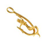 1 5/8" Fish Hook with Sitting Mermaid - Lone Palm Jewelry