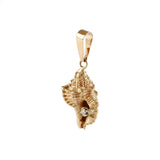 1" Frog Shell with Diamond - Lone Palm Jewelry