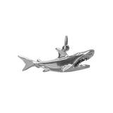 10417 - 1 ⅛" 3D Ferocious Shark Pendant