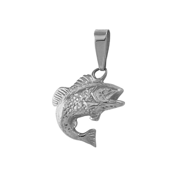 Snapper Fish Necklace in Sterling Silver