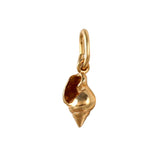 10704 - 3/8" Banded Tulip Shell Pendant