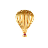 10710r - Hot Air Balloon with Ruby Basket