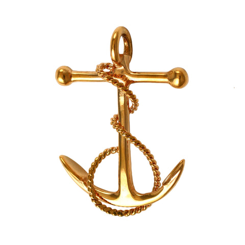 10766 - 1 1/4" Fouled Anchor Pendant
