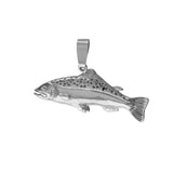 11309 - 1 1/8" 3D Salmon Pendant
