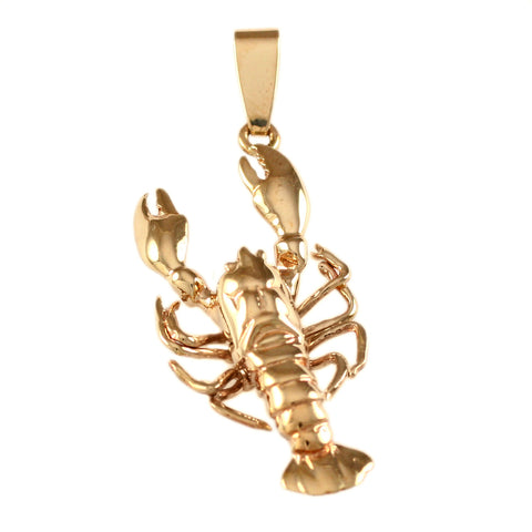 1 3/16" Lobster Pendant - Lone Palm Jewelry