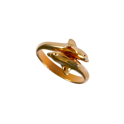 12352 - Passing Dolphins Ring - Lone Palm Jewelry