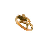 12365 - Wrapped Dolphin Ring - Lone Palm Jewelry