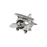 Biplane Bead with Rotating Propeller - Lone Palm Jewelry