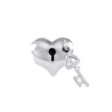 Heart Locket & Key Dangle Bead - Lone Palm Jewelry