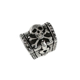 Skull & Crossbones Pirate Treasure Chest Bead - Lone Palm Jewelry