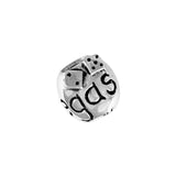 13366 - Engraved LAS VEGAS with Dice & Cards Bead