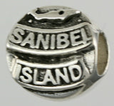 13377 - SANIBEL with beach scene bead