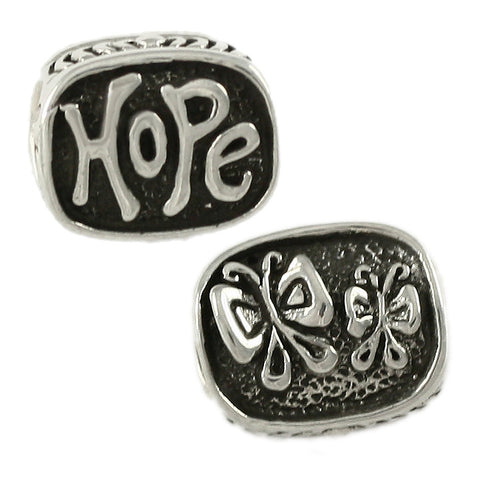 HOPE & Butterflies Bead - Lone Palm Jewelry