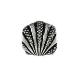 Textured Scallop Shell Bead - Lone Palm Jewelry