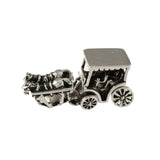 Horse & Surrey Carriage 2 Part Bead with Moving Wheels - Lone Palm Jewelry