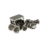 Horse & Surrey Carriage 2 Part Bead with Moving Wheels - Lone Palm Jewelry