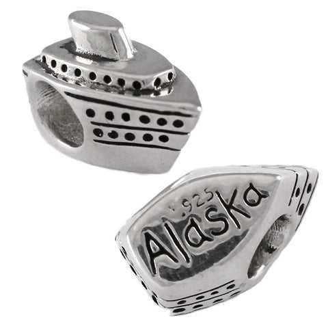 ALASKA Cruise Ship Bead - Lone Palm Jewelry