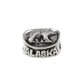 ALASKA Eagle & Bear Bead - Lone Palm Jewelry