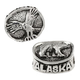 ALASKA Eagle & Bear Bead - Lone Palm Jewelry