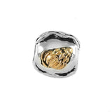14kt Vibex Shell & Sterling Waves Bead - Lone Palm Jewelry