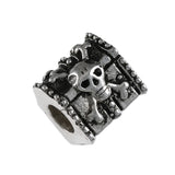 Skull & Crossbones Pirate Treasure Chest Bead II - Lone Palm Jewelry