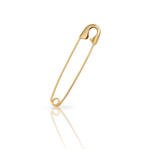 Safety Pin Charm - 2 1/8" - Lone Palm Jewelry