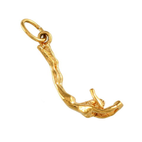 Diving Female Snorkler Charm - Lone Palm Jewelry