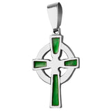 14439 - 1" Enameled Celtic Cross Pendant
