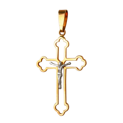 14533 - 1 3/8" Cut Out Crucifix Pendant