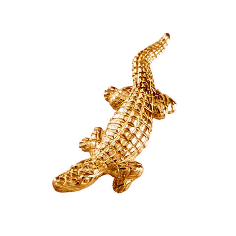 11493 - 1 3/4" Alligator Pendant with Hidden Bail - Lone Palm Jewelry