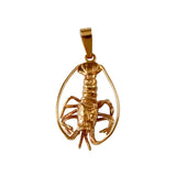 1 1/8" Florida Lobster Pendant - Lone Palm Jewelry