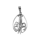 15032 - 1 1/8" Florida Lobster Pendant - Lone Palm Jewelry