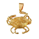 15129 - 1 1/8" Crab Pendant - Lone Palm Jewelry