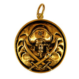 15209 - Pirate and Crossed Swords Medallion