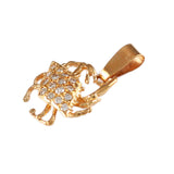 5/8" Crab Pendant with Diamonds - Lone Palm Jewelry