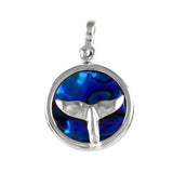 X" Whale Tail Sea Opal Pendant (Needs Pricing) - Lone Palm Jewelry