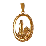 15475 - 1 1/8" Amelia Island, FL Lighthouse Charm