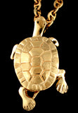 15584 - 1 1/2" Tortoise Pendant