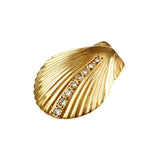 7/8" Scallop Shell with Enhancer Bail - Lone Palm Jewelry