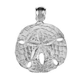 15593 - 1 3/4" Sand Dollar Pendant with Large Slide Bail - Lone Palm Jewelry