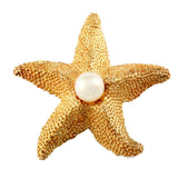 1 7/8" Nubby Starfish with Pearl Center Pin - Lone Palm Jewelry