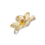 Enameled Magnolia Flower PopTop - Lone Palm Jewelry