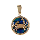 Crab Sea Opal Pendant (Needs Pricing) - Lone Palm Jewelry