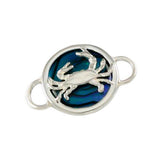 Crab & Blue Sea Opal PopTop - Lone Palm Jewelry