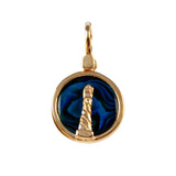 Lighthouse Sea Opal Pendant (Needs Pricing) - Lone Palm Jewelry