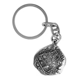 Atocha Silver 1 1/4" Replica Spanish Coin Key Chain - Item #18012